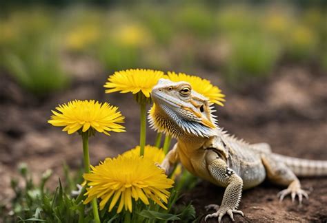 can bearded dragons eat dandelion flowers